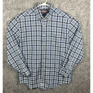 Vineyard Vines Shirt Multicolor Murray Men's L Multi-Blue Check Button Down